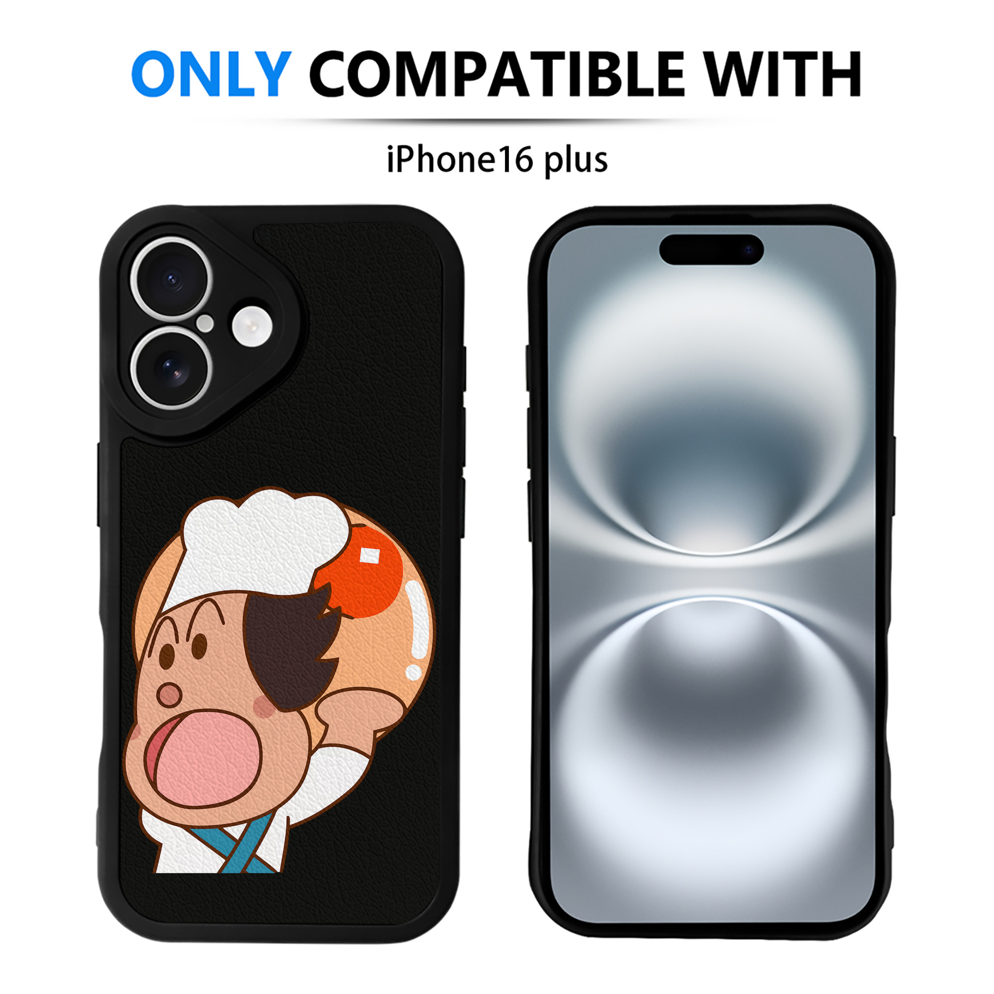 （画像用） アンパンマン Anpanman 【iPhone 16シリーズ対応】シリコンスマホケース（レザー調） 材質：シリコン